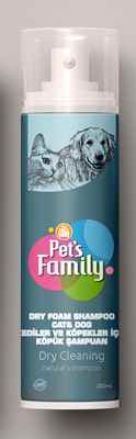 PETS FAMİLY KEDİ&KÖPEK KÖPÜK ŞAMPUAN 200 ML
